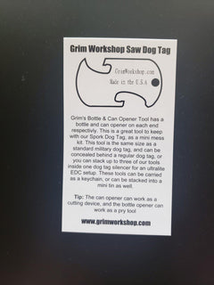 dog tag bottle opener necklace and can opener multi tool. This can opener bottle opener combo for everyday carry or mess kits!