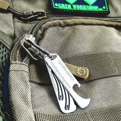 keychain can opener and survival can opener multi tool