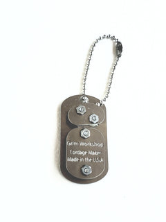 Cordage Making Dog Tag Necklace Tool-Grimworkshop-bugoutbag-bushcraft-edc-gear-edctool-everydaycarry-survivalcard-survivalkit-wilderness-prepping-toolkit