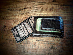 Credit Card Sized Micro Tool Holder (Tools not included)-Grimworkshop-bugoutbag-bushcraft-edc-gear-edctool-everydaycarry-survivalcard-survivalkit-wilderness-prepping-toolkit