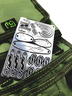 dave canterbury Survival Fishing Kit Card 5 c's of survival pathfinder bushcraft survival fishing kit card