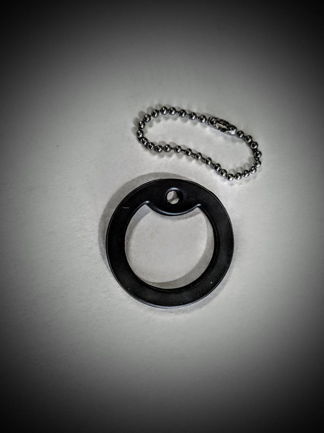 Dog Tag Silencer and Chain-Grimworkshop-bugoutbag-bushcraft-edc-gear-edctool-everydaycarry-survivalcard-survivalkit-wilderness-prepping-toolkit