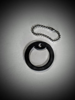 Dog Tag Silencer and Chain-Grimworkshop-bugoutbag-bushcraft-edc-gear-edctool-everydaycarry-survivalcard-survivalkit-wilderness-prepping-toolkit