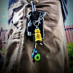 Earbud Holder Micro Tool-Grimworkshop-bugoutbag-bushcraft-edc-gear-edctool-everydaycarry-survivalcard-survivalkit-wilderness-prepping-toolkit