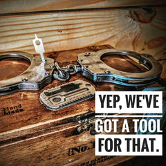 Emergency esacpe and evasion tools on a tactical necklace escape kit. 