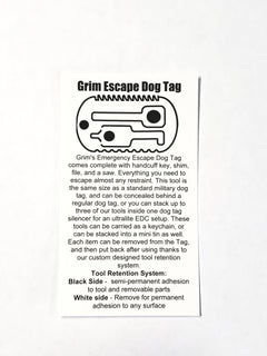 Emergency Escape and Evasion Dog Tag Survival Necklace-Grimworkshop-bugoutbag-bushcraft-edc-gear-edctool-everydaycarry-survivalcard-survivalkit-wilderness-prepping-toolkit