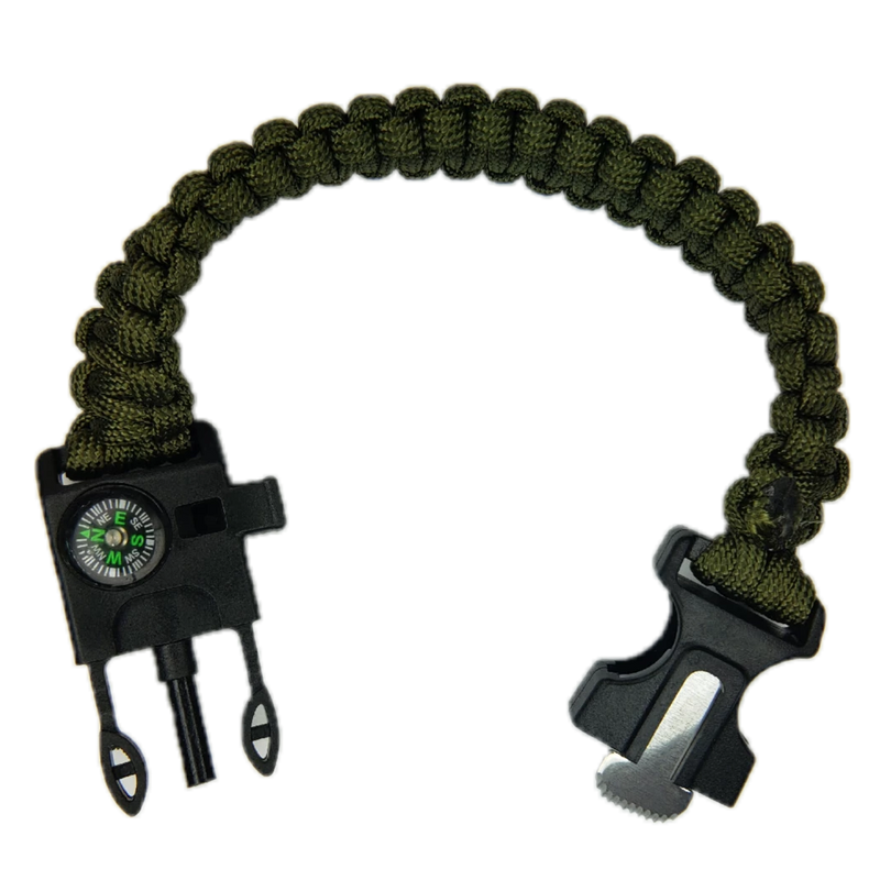 Fire Starting Bracelet EDC Kit : EDC Bracelet with Fire Starter and More