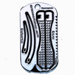 First Aid Dog Tag Survival Necklace-Grimworkshop-bugoutbag-bushcraft-edc-gear-edctool-everydaycarry-survivalcard-survivalkit-wilderness-prepping-toolkit