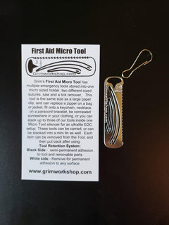 First Aid Micro Tool-Grimworkshop-bugoutbag-bushcraft-edc-gear-edctool-everydaycarry-survivalcard-survivalkit-wilderness-prepping-toolkit