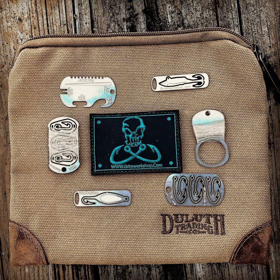 Fisherman's Dog Tag Multi Tool Necklace-Grimworkshop-bugoutbag-bushcraft-edc-gear-edctool-everydaycarry-survivalcard-survivalkit-wilderness-prepping-toolkit
