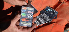 Fishing Credit Card Lure Set with ultralight lures for a compact kit