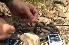 Fishing Credit Card Lure Set with ultralight lures for a compact kit