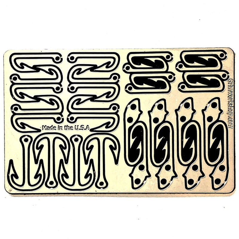 The fishing card survival fishing kit is a complete emergency fishing kit in one.