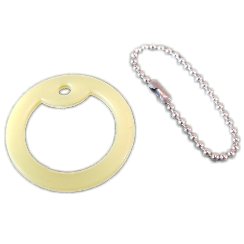 Glow Dog Tag Silencer and Chain-Grimworkshop-bugoutbag-bushcraft-edc-gear-edctool-everydaycarry-survivalcard-survivalkit-wilderness-prepping-toolkit