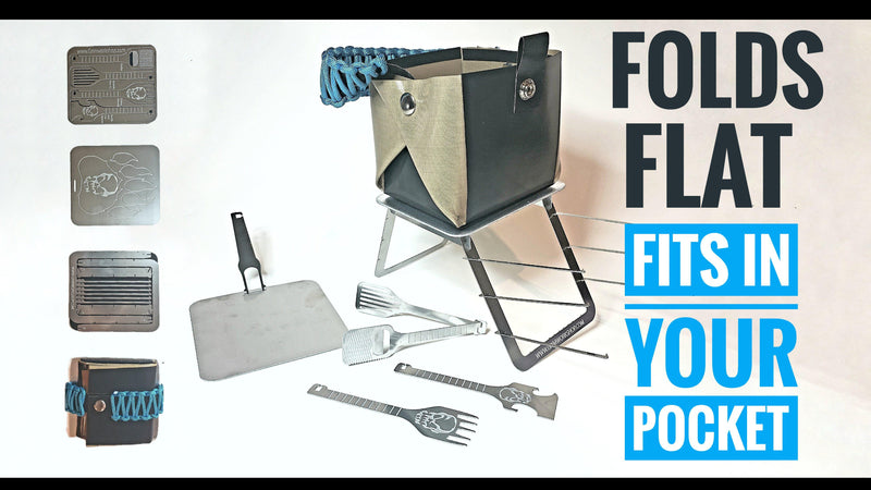 Grim and Bear It Cooking Set + Bear Bowl Folding Cook Pot-Grimworkshop-bugoutbag-bushcraft-edc-gear-edctool-everydaycarry-survivalcard-survivalkit-wilderness-prepping-toolkit