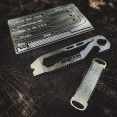 Grim Key Lock Picking and Escape Card-Grimworkshop-bugoutbag-bushcraft-edc-gear-edctool-everydaycarry-survivalcard-survivalkit-wilderness-prepping-toolkit