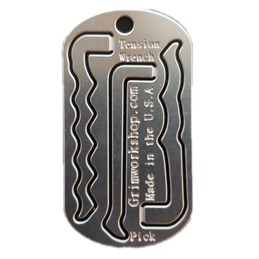 The tactical lock pick set that makes the dog tag lock pick necklace is full of covert lock picks that can easily be hidden