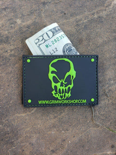 Grim Morale Patch with Hidden Pocket-Grimworkshop-bugoutbag-bushcraft-edc-gear-edctool-everydaycarry-survivalcard-survivalkit-wilderness-prepping-toolkit