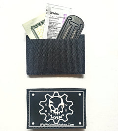 Grim tool kit Morale Patch with Hidden Pocket-Grimworkshop-bugoutbag-bushcraft-edc-gear-edctool-everydaycarry-survivalcard-survivalkit-wilderness-prepping-toolkit