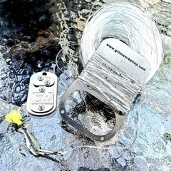 Hand Caster Fishing Card 2 finger version-Grimworkshop-bugoutbag-bushcraft-edc-gear-edctool-everydaycarry-survivalcard-survivalkit-wilderness-prepping-toolkit