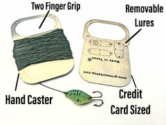 Hand Caster Fishing Card 2 finger version-Grimworkshop-bugoutbag-bushcraft-edc-gear-edctool-everydaycarry-survivalcard-survivalkit-wilderness-prepping-toolkit