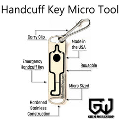 hidden handcuff key and handcuff key bracelet tool
