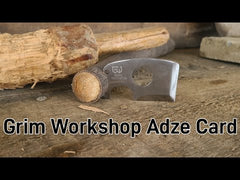 The adze tool multifunctional blade and credit card knife. 