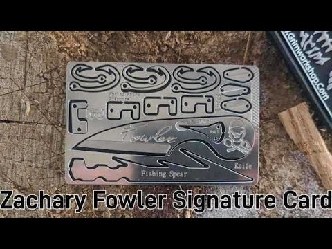 The Zachary Fowler Survival Card Survival Bushcraft Kit Zack Fowler Fowler alone season 3 winner