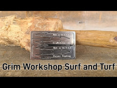 Surf and Turf Spear Card: Survival Spear For Small Game and Fish