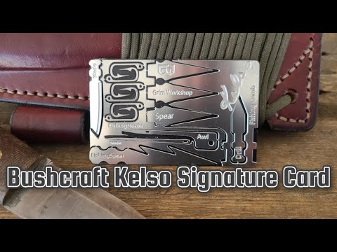 Bushcraft kelso wallet survival cards
