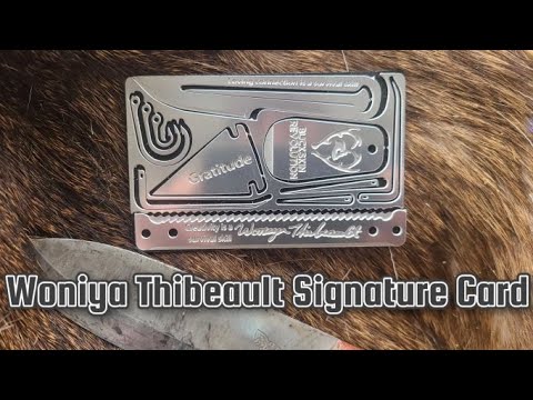 Turn your Wallet into a Bushcraft Survival Kit with this Survival Wallet Card from Woniya Alone season 6 runner up woniya thibeault of buckskin revolution