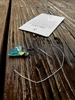 what is the line card, credit card line storage containing 35 feet of survival cord that's waxed, and able to be used to fish, or repair gear.