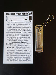 individual lock picks 2 in 1 lock pick tool for a pocket urban survival kit