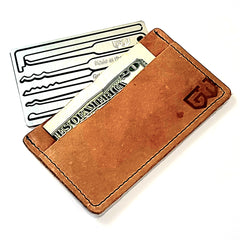 Lock Pick Card Wallet Lock Pick Set | Wallet lock picking set with a credit card lock pick set