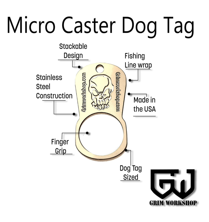 Hand Line Fishing reel Dog Tag Fishing Hand Line for 