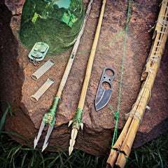 surf and turf arrow card with small game arrows and bow fishing arrows