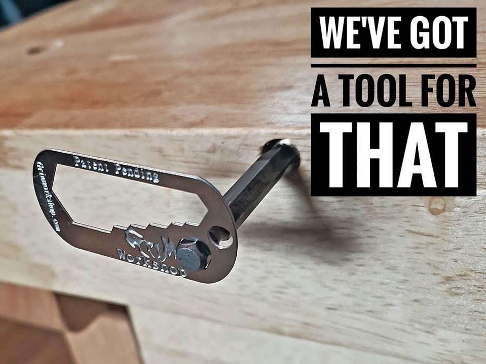 The EDC Wrench Necklace and 1/4" Bit Driver