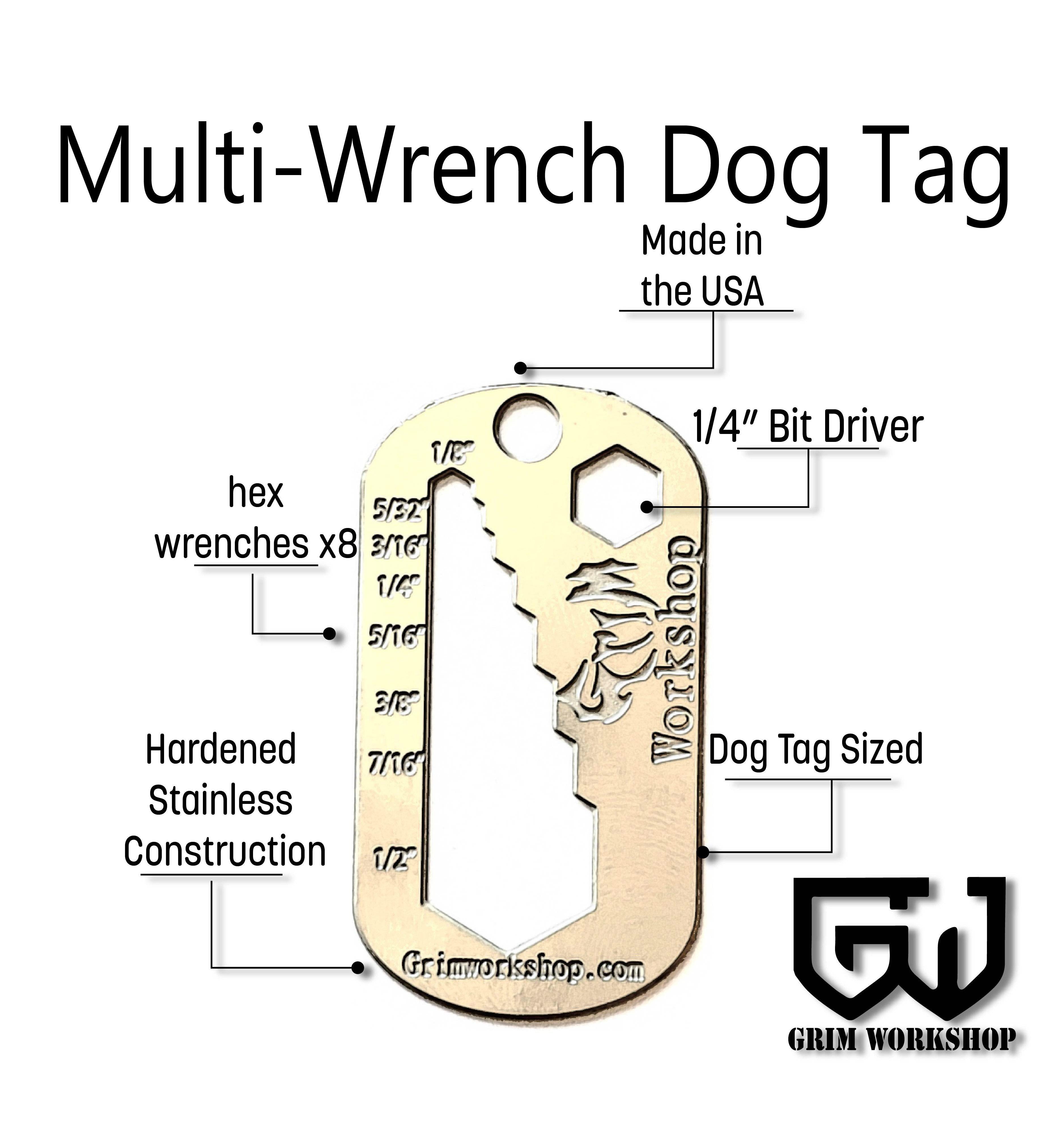 The EDC Wrench Necklace and 1/4" Bit Driver