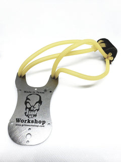 Pocket Slingshot Slingbow Hunting Survival Card also known as an arrow slingshot