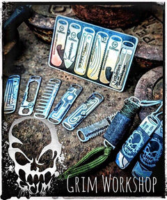 Micro edc tool kit with a micro tool box of 21 tiny tools