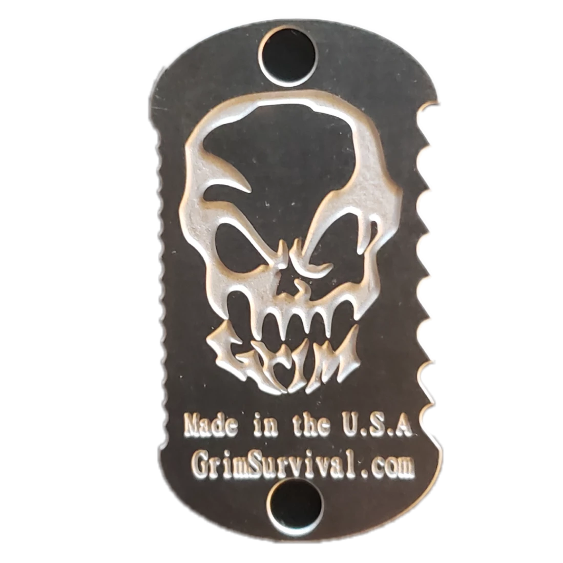 The Survival Saw Necklace, pocket saw and bushcraft saw tag