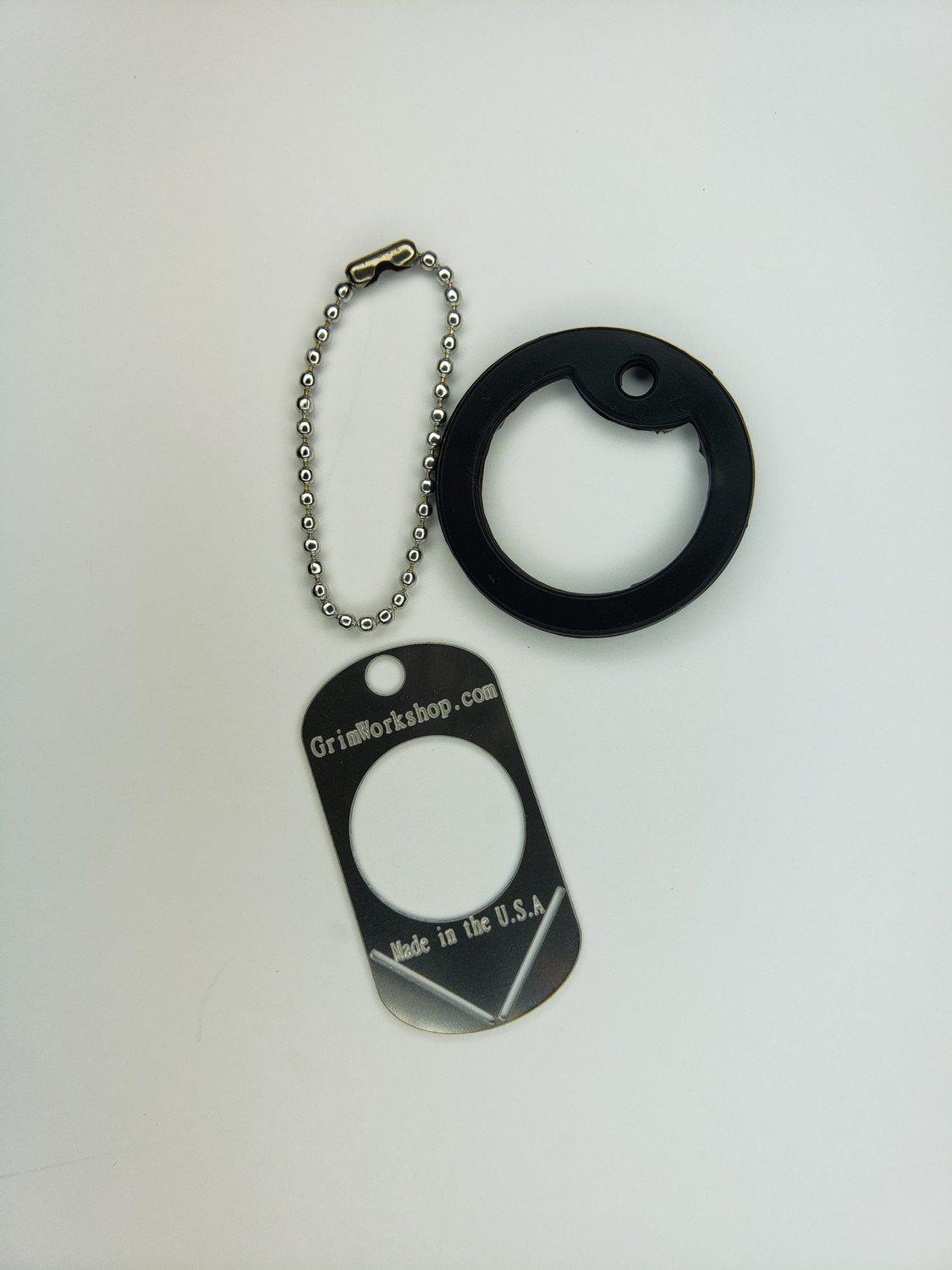 Self Defense Dog Tag-Grimworkshop-bugoutbag-bushcraft-edc-gear-edctool-everydaycarry-survivalcard-survivalkit-wilderness-prepping-toolkit