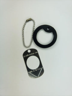 Self Defense Dog Tag-Grimworkshop-bugoutbag-bushcraft-edc-gear-edctool-everydaycarry-survivalcard-survivalkit-wilderness-prepping-toolkit