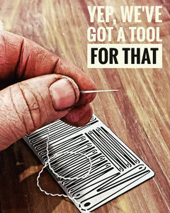 Grim sewing cards survival sewing kit sewing and more credit card