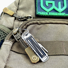 Grim Workshop mini sewing kit perfect for a sewing keychain or travel sewing kit