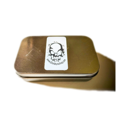 storage tins with lids turned into survival tin storage containers