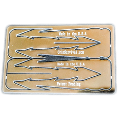 Surf and Turf Spear Survival Card-Grimworkshop-bugoutbag-bushcraft-edc-gear-edctool-everydaycarry-survivalcard-survivalkit-wilderness-prepping-toolkit