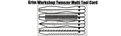Tweezer Multi Tool First Aid Card-Grimworkshop-bugoutbag-bushcraft-edc-gear-edctool-everydaycarry-survivalcard-survivalkit-wilderness-prepping-toolkit