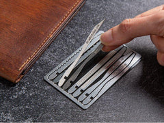 Tweezer Set First Aid Card tweezer tool