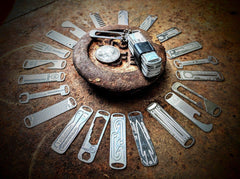 Micro edc tool kit with a micro tool box of 21 tiny tools